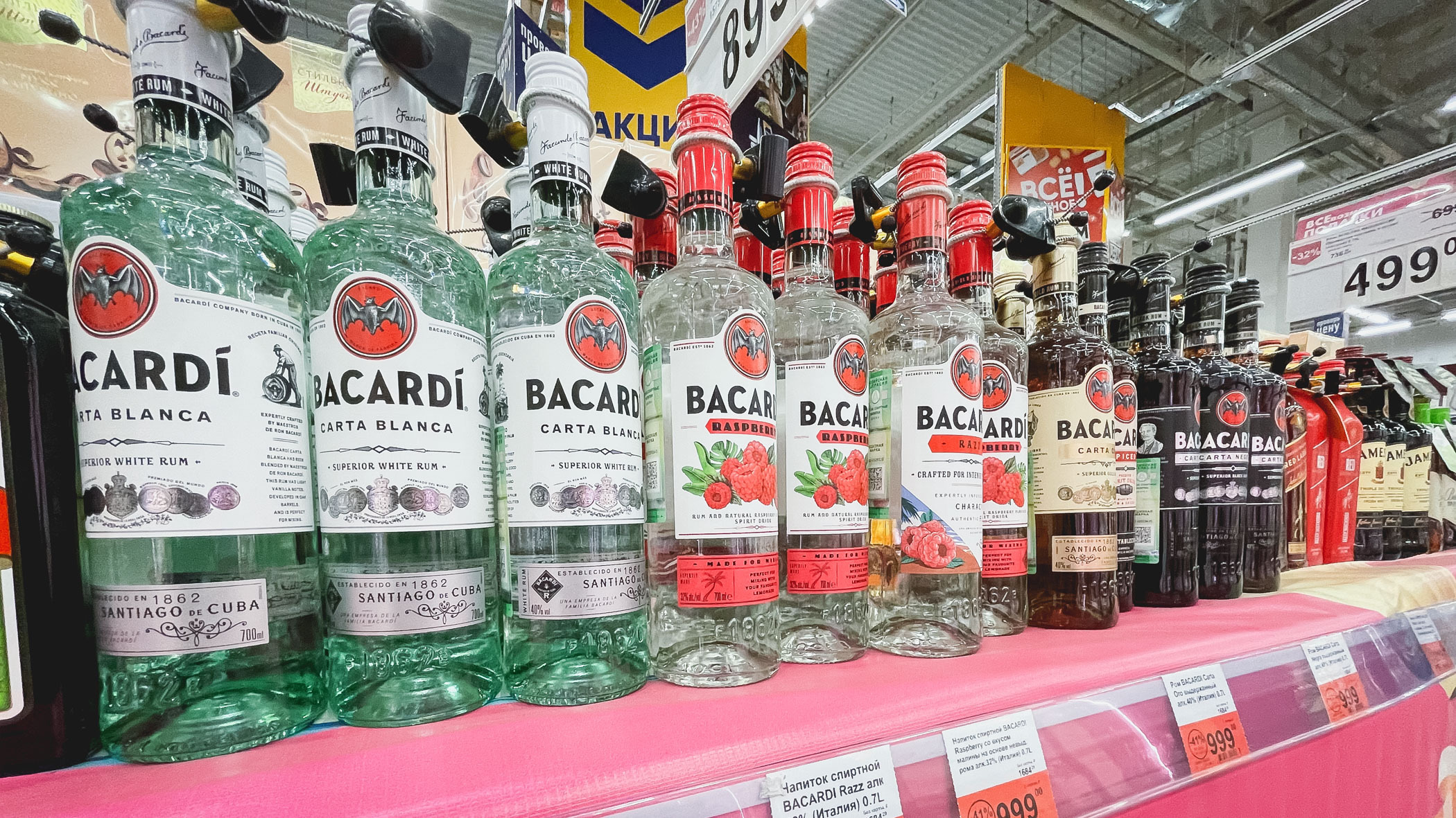 Продажи крепкого алкоголя в РФ резко выросли и достигли максимума с 2017 года