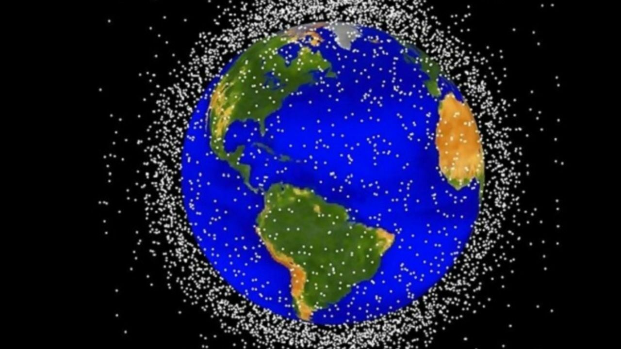 Вся сеть Starlink будет выглядеть на околоземной орбите примерно так. 