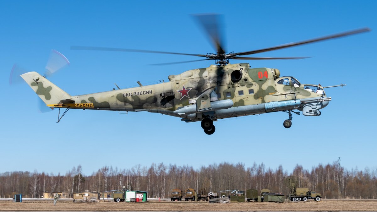 У берегов Крыма разбился вертолет Ми-24