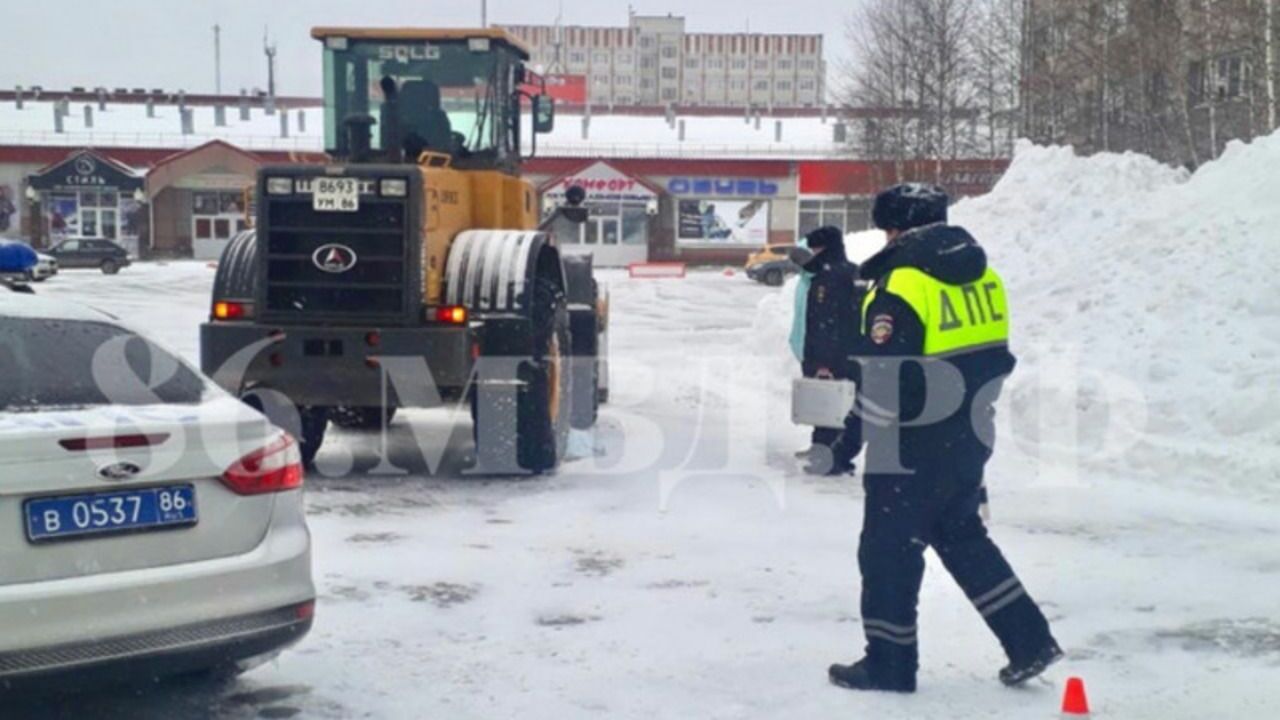 В Новом Петергофе трактор-снегоуборщик повалил памятник барону Штиглицу