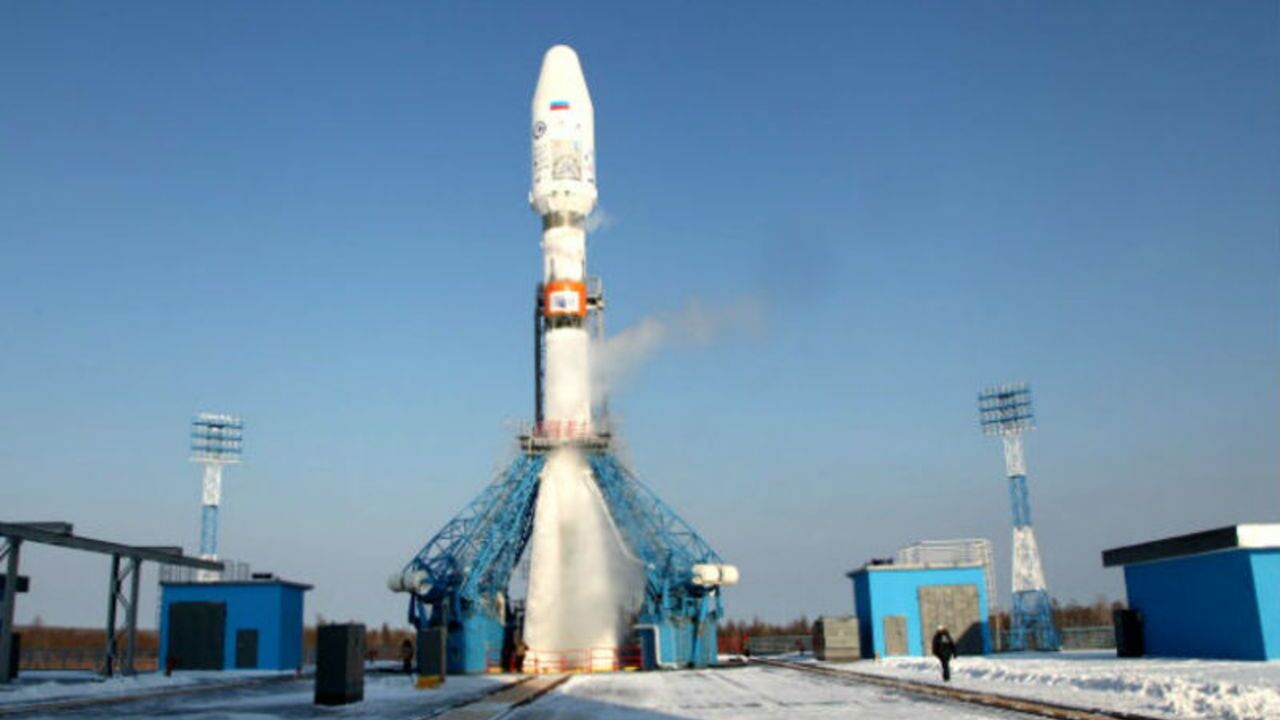 Ракета «Союз-2.1б» на стартовой площадке космодрома "Восточный".