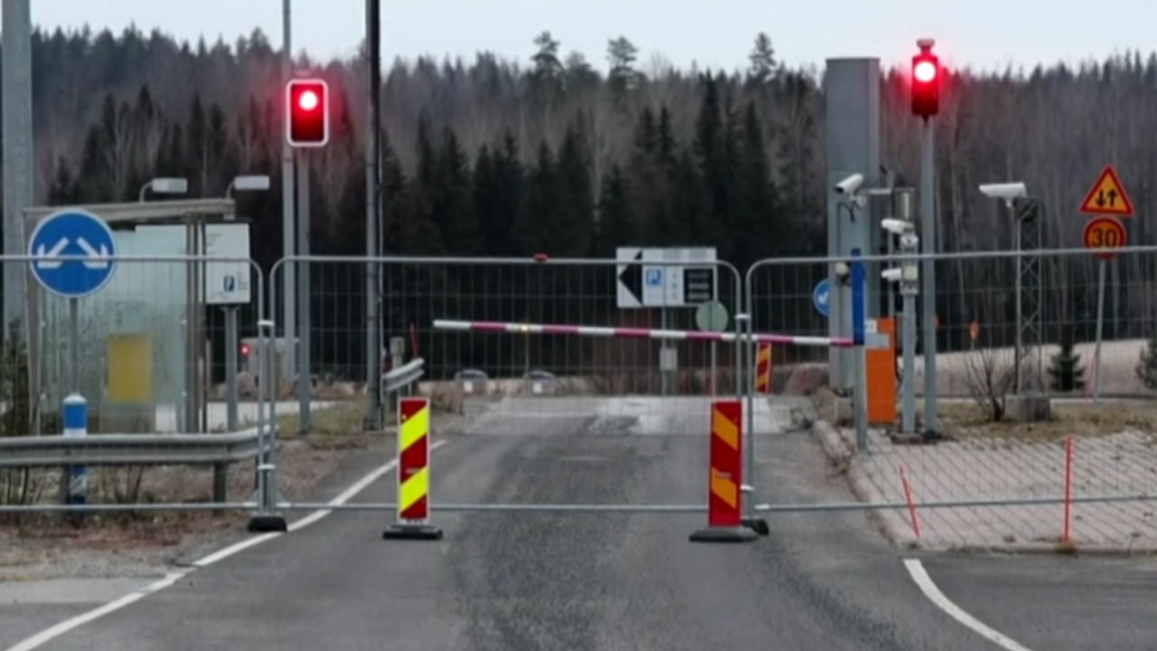 Финляндия поставила двойные заграждения на границе с Россией